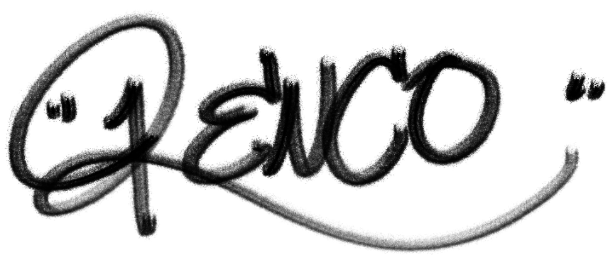 Handwritten renco tag